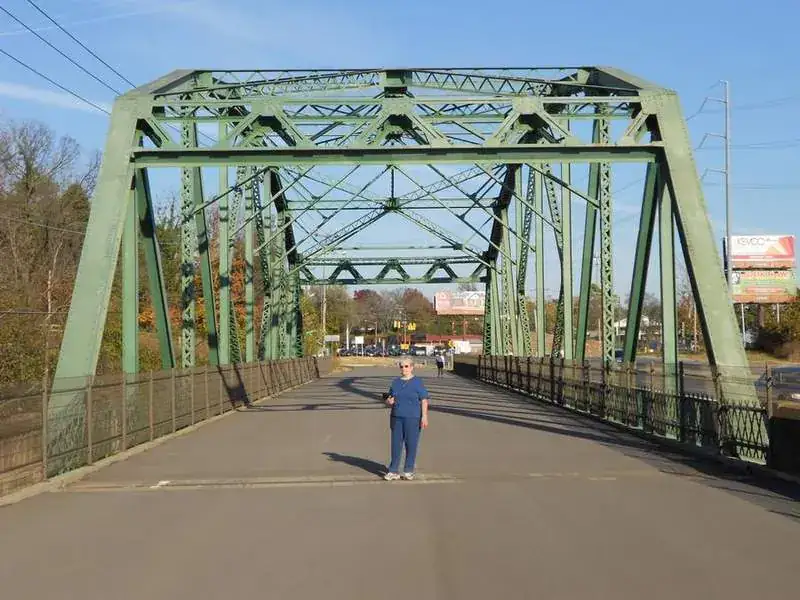 Mary on the bridge wide