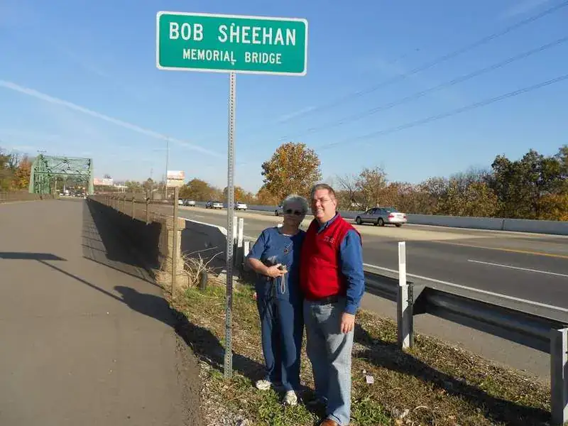Bob Sheehan Memorial Bridge sign